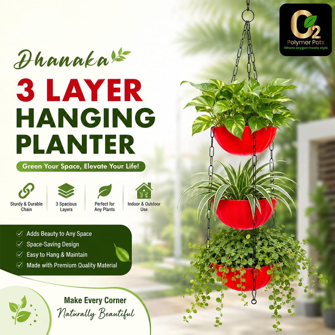 DHANAKA 3 LAYER HANGING