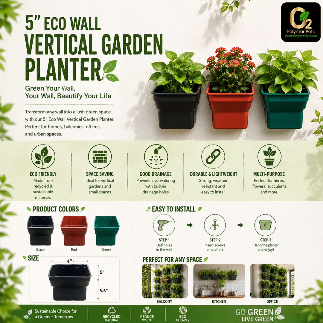 5'' ECO WALL VERTICAL GARDEN