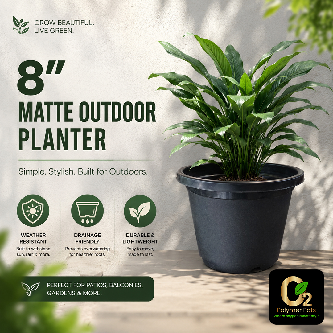 8'' matte planter